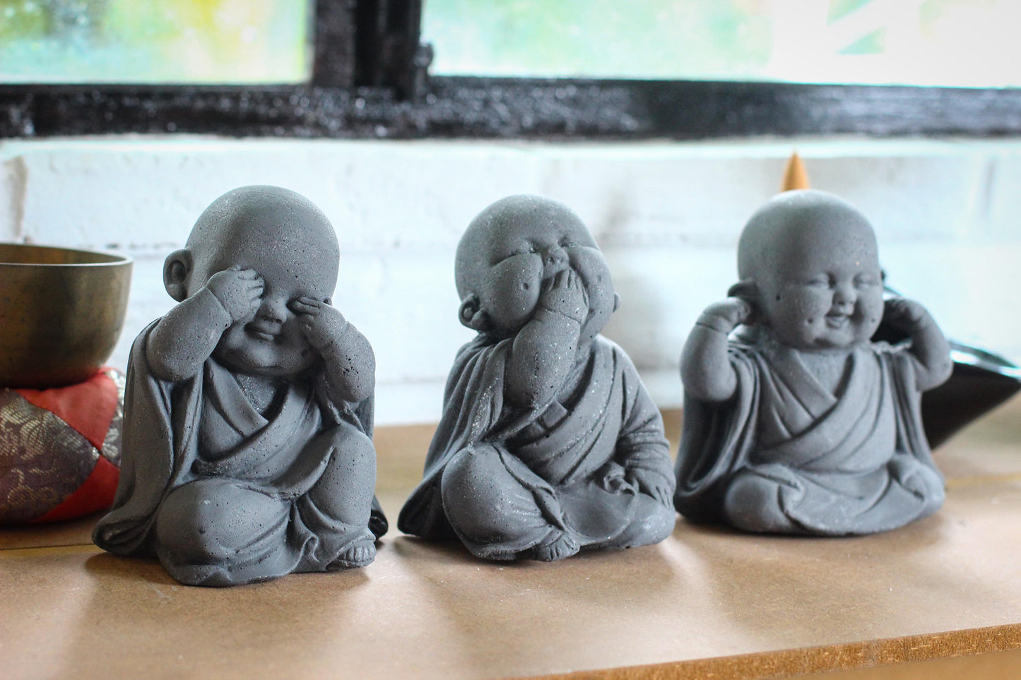 Trio de Budas Bebés - No Hablo, No Veo, No Oigo